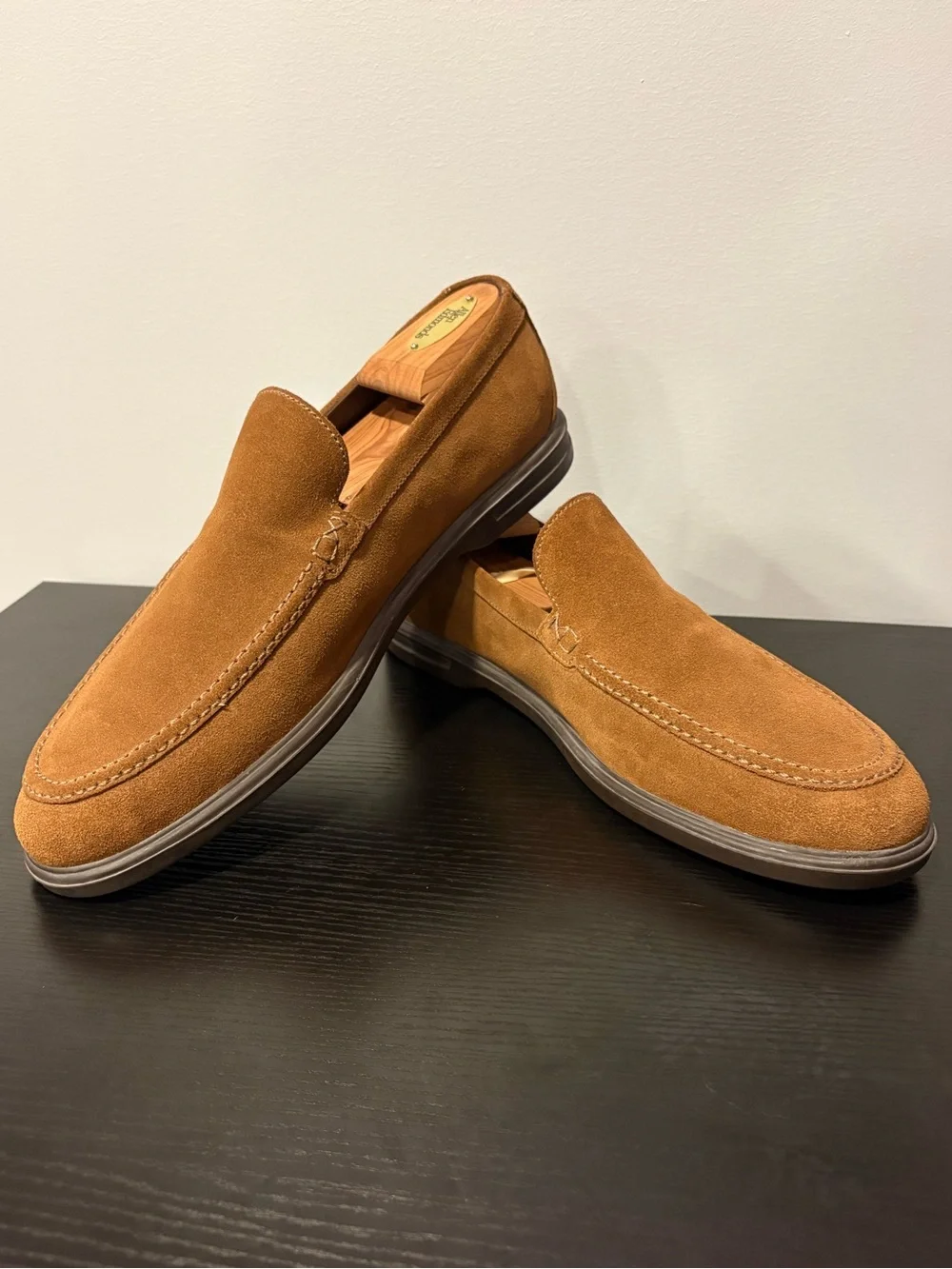 Peter Millar Excursionist Venetian Suede Loafers Brown Men's Size 11.5 M